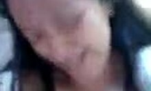 Attractive Brunette Gives Blowjob Then Doggystyle In Bedroom