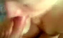 glamorous mature wife enjoys intimate moment with husband