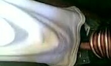 Sexy arabian hottie exhibitionist sucks boyfriend's cock in public homemade blowjob scene.