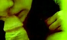 Adorable teen 18+ hottie blows boyfriend's thick schlong