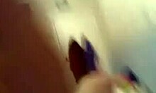 An aroused blondie loves riding her boyfriend's dick in their private bed.