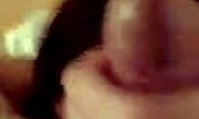 Attractive Brunette Gives Blowjob Then Doggystyle In Bedroom