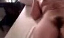 Attractive Brunette Gives Blowjob Then Doggystyle In Bedroom