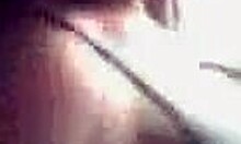 Russian babe rides her boyfriend's dick hard.