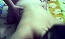 Short haired diva enjoys a relaxing oral session with homemade couple activities