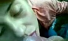 Amateur Babe Loves Sucking Boyfriends Big Dick Deepthroat Outdoor With Ball Licking And Condom