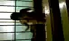 Imprisoned amateur babe showing her tits and ass in prison 😈