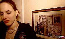 Tall teen Lyen Parker seduces with small tits for cheating fuck.