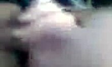 cute brunette with blue eyes demonstrates exceptional blowjob skills in pov