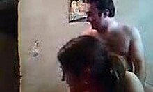 Moaning Brunette Teen Sucks Cock Eagerly Before Getting Pounded Doggy Style on the Bed