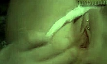 Pierced Pussy Getting The Fingering Treatment