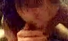 Teen brunette says, 'Watch me suck and ride'