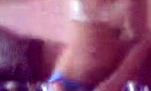 Petite young slut strips and dances on her bed