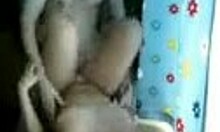 Cute teen girlfriend performs oral and receives pounding