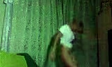 This petite blonde is dancing and teasing to the music