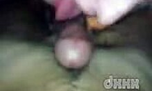 blonde gf sucks bf's cock in pov 😍