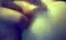 horny slut spreading her ass and fingering her hole