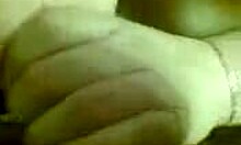 Chubby blonde slut sucking her man off in POV, isn't that hot?