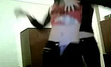 lesbian couple teasing and dancing on webcam, so cute