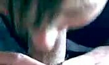 The slutty girlfriend choked on her boyfriend's boner in POV