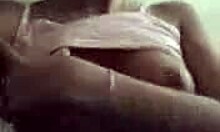 Cutie Brunette Rubbing Pussy and Masturbating Hard! Wow!