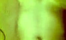 Busty amateur girlfriend receives rough pounding on shaved pussy