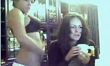 Two Slutty Teens Doing Camshow Play with Their Tits