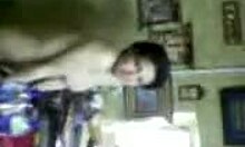 Slutty Brunette Girlfriend Kisses And Sucks Her Man Passionately