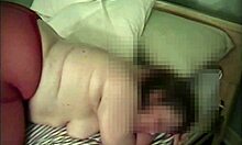 Red pantyhose young wife gets doggy style sex at home