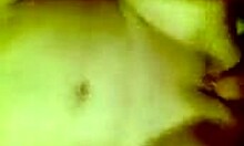 Busty amateur girlfriend receives rough pounding on shaved pussy