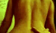 Passionate brunette girlfriend rides man's cock