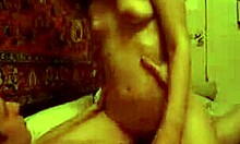 Passionate brunette girlfriend rides man's cock