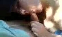 Cute Chubby Teen 18+ Sucking Boyfriend's Cock Outdoors!