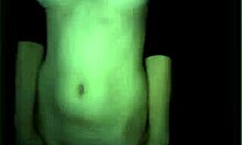 Cam Girl Performs A Solo Act On Webcam