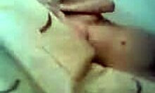 Bathing teen slut, fingering herself sensually?