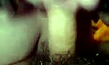 Guy Films His Chubby Girlfriend Choking on Cock