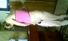 Kinky young babe, are you stripping just for me?