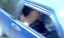blonde gets naked in car, teasin in middle of nowhere, damn i can't stop watchin her shaved body