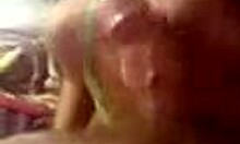 Short haired blonde girlfriend sucks cock and licks balls in pov 😘