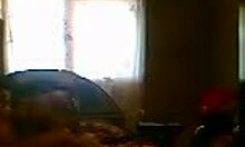 Moaning Brunette Teen Sucks Cock Eagerly Before Getting Pounded Doggy Style on the Bed