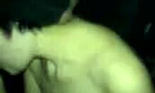 I love watching this short haired brunette amateur cutie suck her boyfriend's cock while naked in their teen 18+ couple scene.