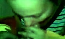 teen girlfriend licks his balls and sucks his cock