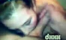 blonde gf sucks bf's cock in pov 😍