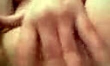 chubby brunette teen relaxes alone at home