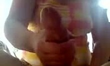 Fat Slut Tugs And Chokes On Man's Cock