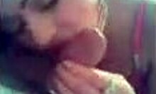 Gorgeous Brunette Girlfriend Sucking And Riding Cock