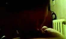 Cute Brunette Girlfriend Sensually Sucking Her Man's Cock in Homemade POV