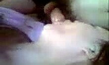 Kinky Brunette Slut Sucks Her Man's Cock Outdoors in Nature!