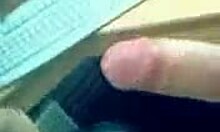 Adorable teen 18+ blonde sucking her boyfriends cock