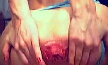 I moan as blonde teen 18+ inserts huge toys in webcam fetish